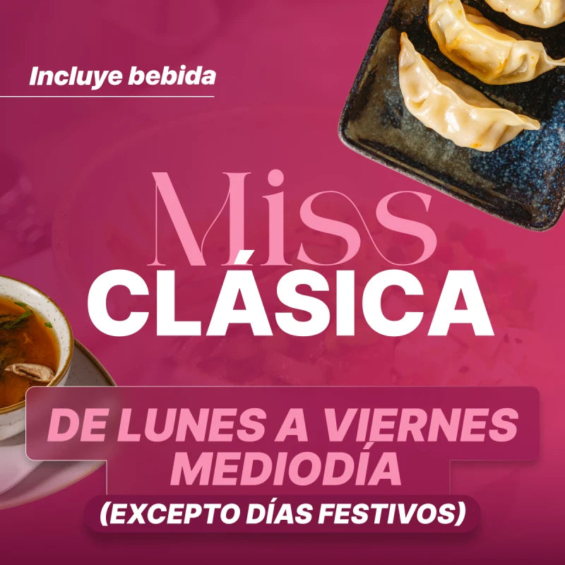 Menú Miss Clásica