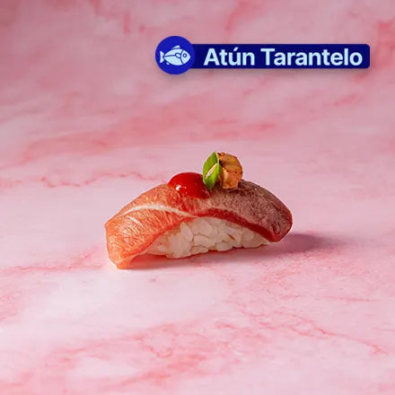 Nigiri Atún & Foie con humo