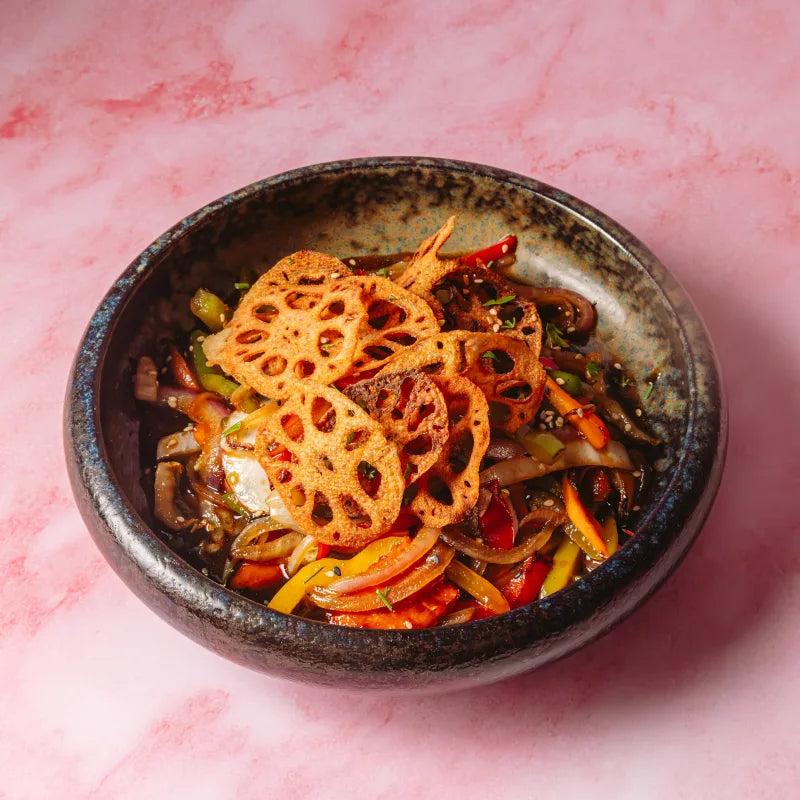 Wok de Verduras con Teriyaki